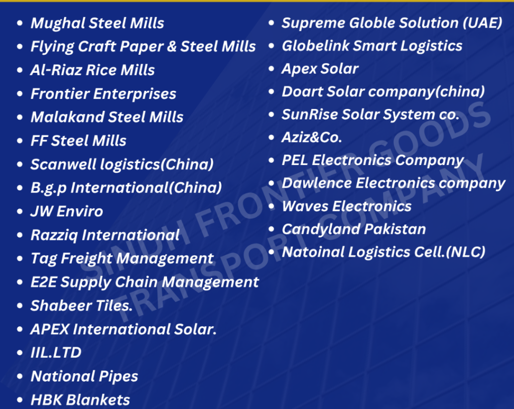 sindh frontier goods transport company